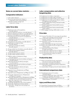 Current Labor Statistics: September 2011 (Guide)