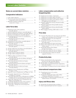Current Labor Statistics: July 2012 (Guide)