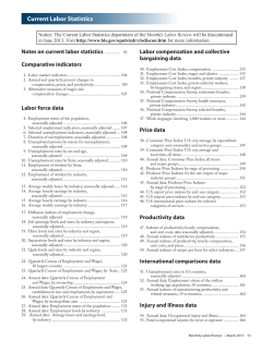Current Labor Statistics: March 2013 (Guide)