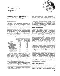 Labor and material requirements for commercial office building projects