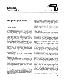 Labor pool for antibias program varies by occupation and job market