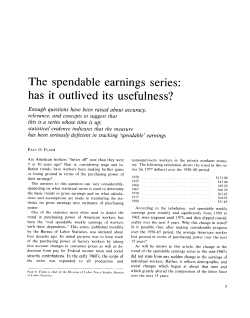 The spendable earnings series: has it outlived its usefulness?