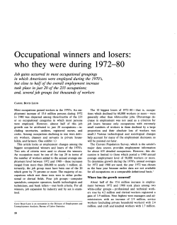 Occupational winners and losers: who they were during 1972-80