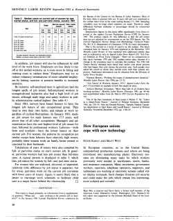 How European unions cope with new technology