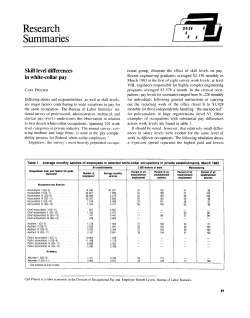 Skill level differences in white-collar pay