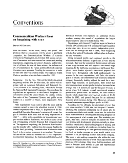 Communications Workers focus on bargaining with AT&T