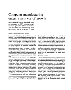 Computer manufacturing enters a new era of growth