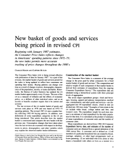 New basket of goods and services being priced in revised CPI