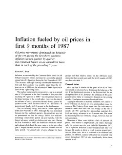 Inflation fueled by oil prices infirst 9 months of 1987