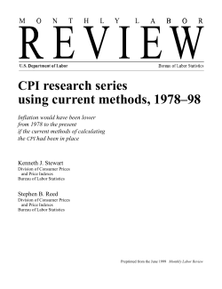 CPI research series using current methods, 197898