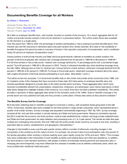 Documenting Benefits Coverage for all Workers