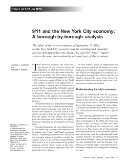 9/11 and the New York City economy: A borough-by-borough analysis