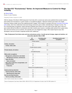 The New ECI Exclusionary Series: An Improved Measure to Control for Wage Volatility
