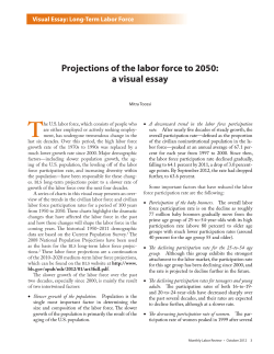 Projections of the labor force to 2050: a visual essay