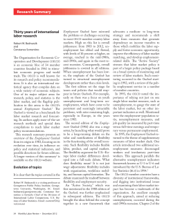 Thirty years of international labor research: a research summary