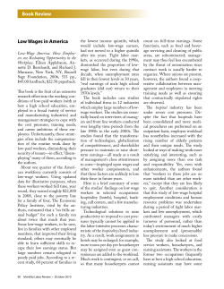 Low Wages in America