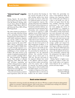 Interest-based negotiations