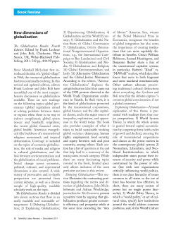 New dimensions of globalization