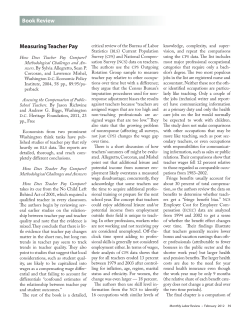 Measuring Teacher Pay