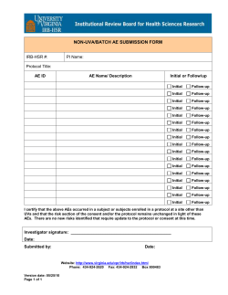 Non-UVa Batch AE Submission Form