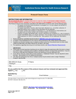 Closure Form for Protocols