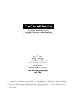 The Color of Discipline (article)