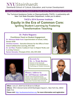 2014 Summer Institute