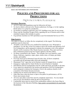 Download Policies and Procedures for Provincetown Playhouse here