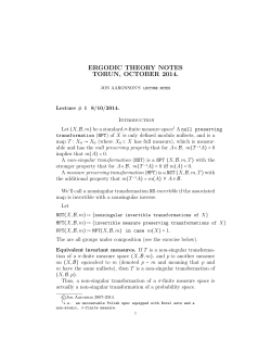 Lecture Note of Aaronson (B)