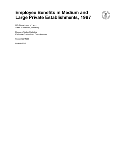 Medium and Large Establishments