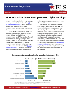 Education Pays Handout