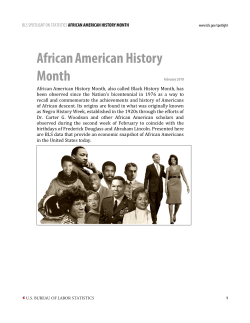 PDF Version of African American History Month