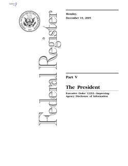 Executive Order 13392