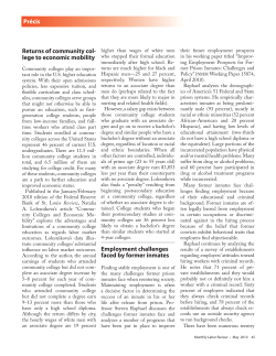 Returns of community college to economic mobility