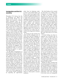 Immigration and the U.S. economy