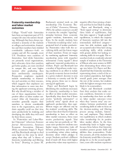 Fraternity membership and labor market outcomes,Walmart in Iowa revisited