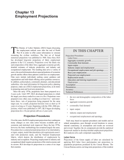 Employment Projections