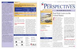 Program Perspectives On Paid-Leave Benefits (PDF)