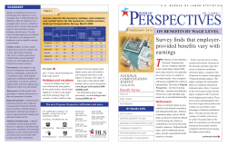 Program Perspectives On Benefits By Wage Level (PDF)