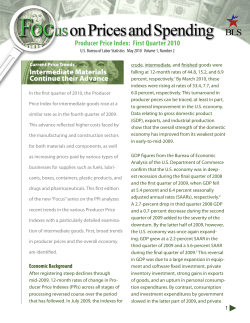 Intermediate Materials Continue Their Advance; Other Producer Price Highlights (PDF)