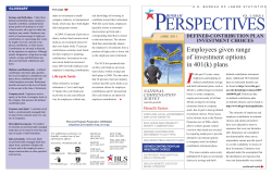 Program Perspectives On Defined Contribution Plans (PDF)