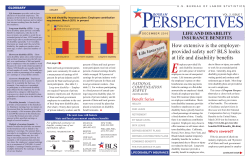 Program Perspectives On Life And Disability Insurance Benefits (PDF)
