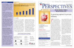 Program Perspectives On High Deductible Health Plans (PDF)