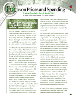 The 2012 PPI Weight Update: How And Why Does BLS Update Revenue Weights? (PDF)