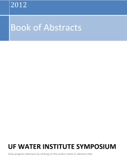 BOOK OF ABSTRACTS