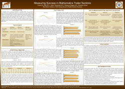 An Analysis of the Success of Students in Selected Trailer and Non-Trailer General Education Mathematics Courses