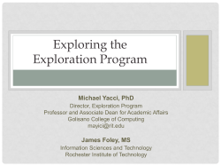 Exploring the Computing Exploration Program