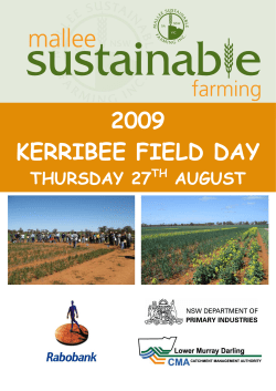 Kerribee Field Day Booklet 2009