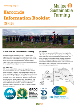 Karoonda Field Day Booklet 2015