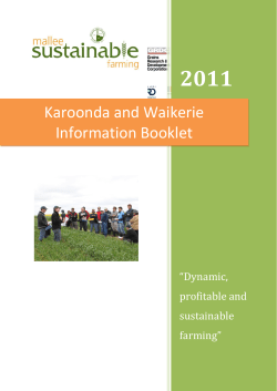 Karoonda Field Day Booklet 2011